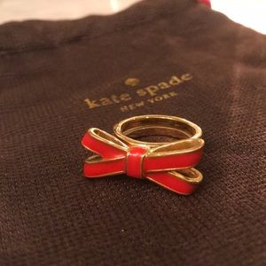 Kate Spade bow ring